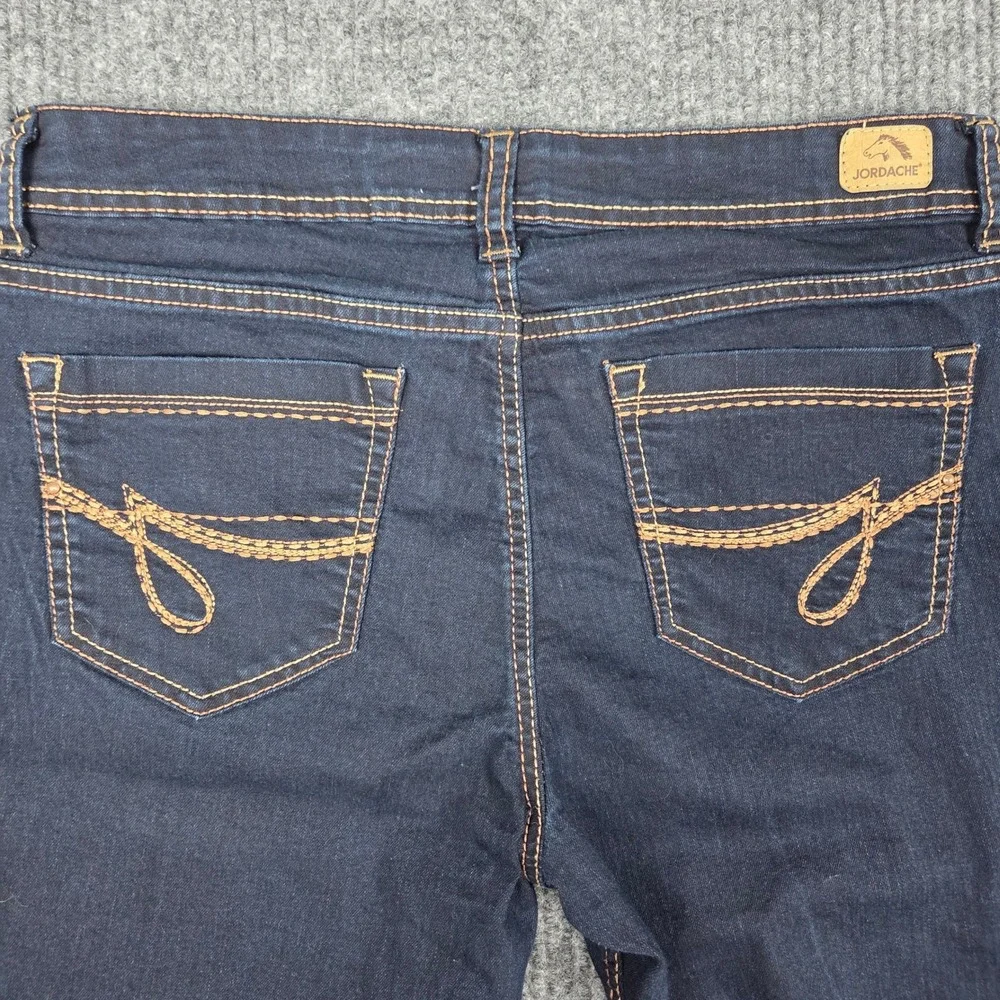 Jordache Womens Skinny Jeans Dark Rinse Stretch Denim Size 12 JM312004R